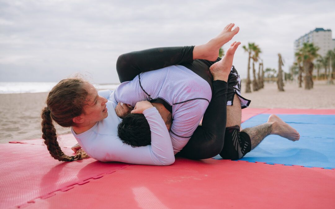 Sumisión en Grappling durante una lucha en el suelo